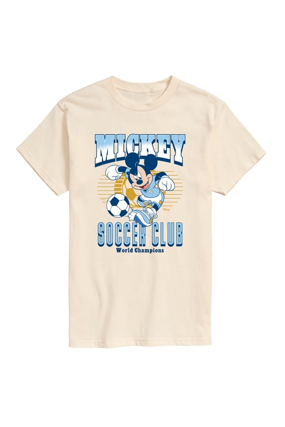 - Retro Mickey Soccer - Men's Short Sleeve Graphic T-Shirt