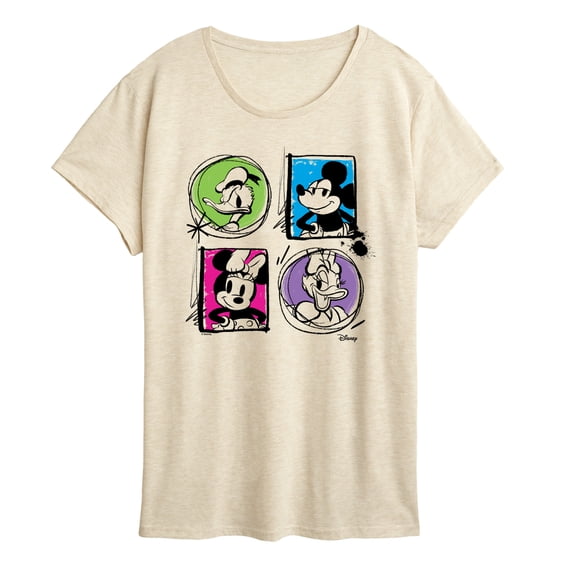 Disney - Revival Character Grid - Women's Short Sleeve Graphic T-Shirt
