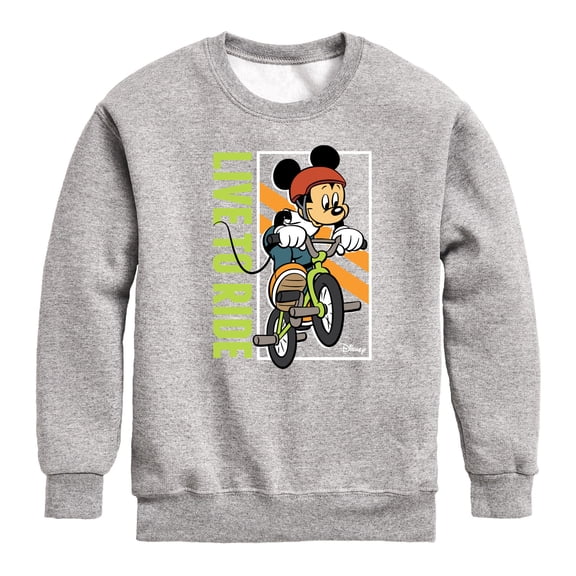 Disney - Ride It Out - Toddler And Youth Crewneck Fleece Sweatshirt