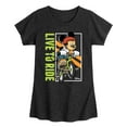 thumbnail image 1 of Disney - Ride It Out - Toddler And Youth Girls Short Sleeve Graphic T-Shirt, 1 of 5