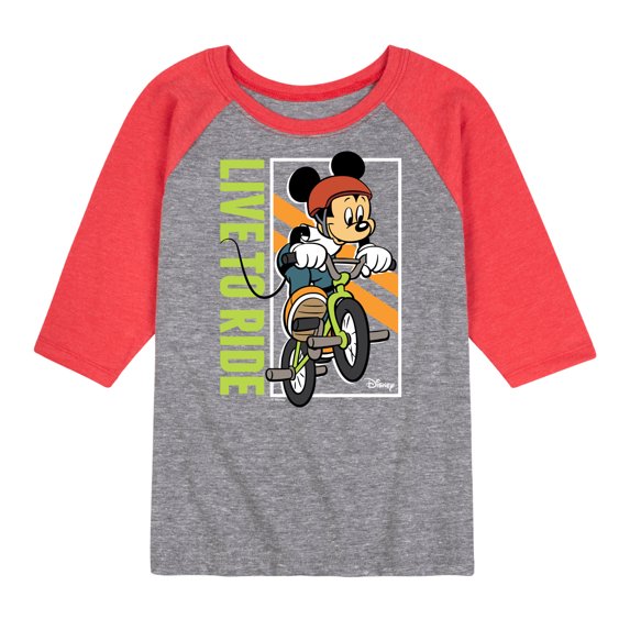 Disney - Ride It Out - Toddler And Youth Raglan Graphic T-Shirt