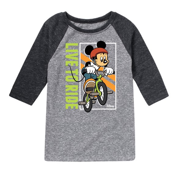 Disney - Ride It Out - Toddler And Youth Raglan Graphic T-Shirt
