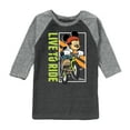 thumbnail image 1 of Disney - Ride It Out - Toddler And Youth Raglan Graphic T-Shirt, 1 of 4