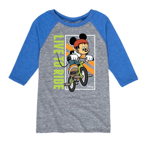 Disney - Ride It Out - Toddler And Youth Raglan Graphic T-Shirt