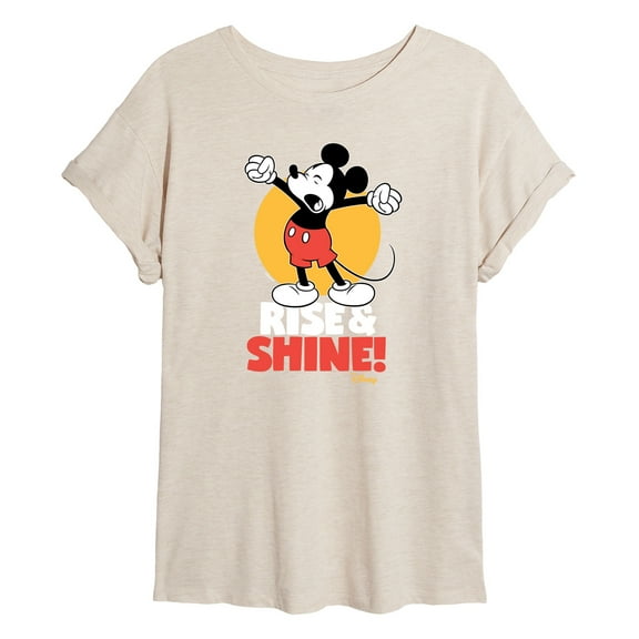Disney - Rise And Shine Mickey - Women's Oversized T-Shirt