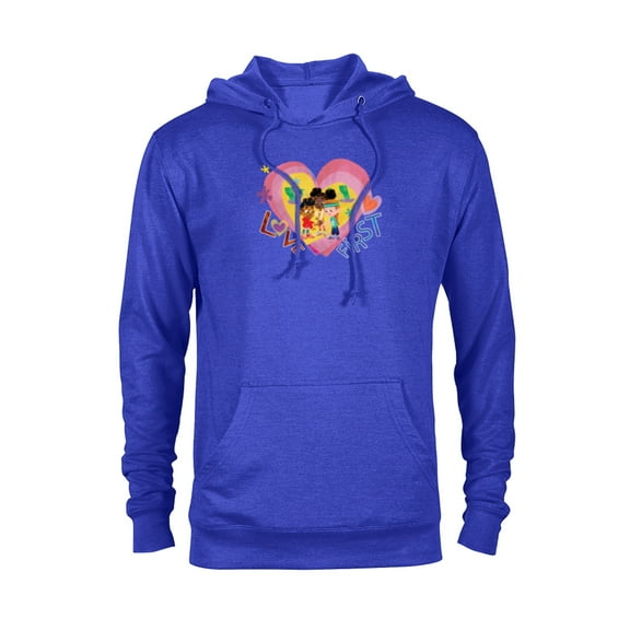 Disney Rise Up, Sing Out Love First - Pullover Hoodie for Adults - Customized-Royal