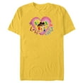 thumbnail image 1 of Disney Rise Up, Sing Out Love First - Short Sleeve Blended T-Shirt for Adults - Customized-Yellow, 1 of 5