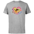 thumbnail image 1 of Disney Rise Up, Sing Out Love First - Short Sleeve Cotton T-Shirt for Adults - Customized-Athletic Heather, 1 of 5
