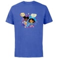 thumbnail image 1 of Disney Rise Up, Sing Out - Short Sleeve Cotton T-Shirt for Adults - Customized-Royal Heather, 1 of 5
