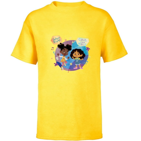 Disney Rise Up, Sing Out - Short Sleeve T-Shirt for Kids - Customized-Yellow