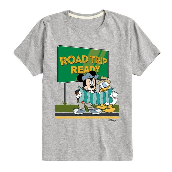 Disney - Road Trip Ready - Toddler & Youth Short Sleeve Graphic T-Shirt