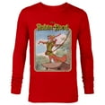 thumbnail image 1 of Disney Robin Hood Retro - Long Sleeve T-Shirt for Men -Customized-New Red, 1 of 5