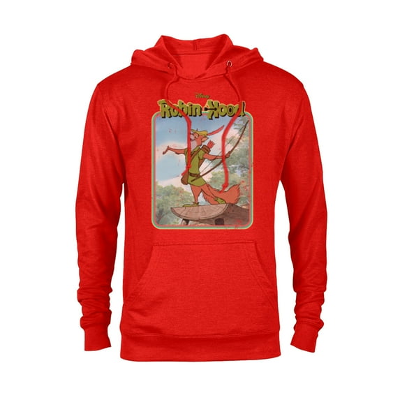 Disney Robin Hood Retro - Pullover Hoodie for Adults -Customized-Red Heather