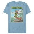 thumbnail image 1 of Disney Robin Hood Retro - Short Sleeve Blended T-Shirt for Adults -Customized-Ocean Blue, 1 of 5