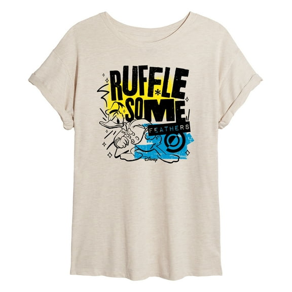 Disney - Ruffle Some Feathers - Women's Oversized T-Shirt
