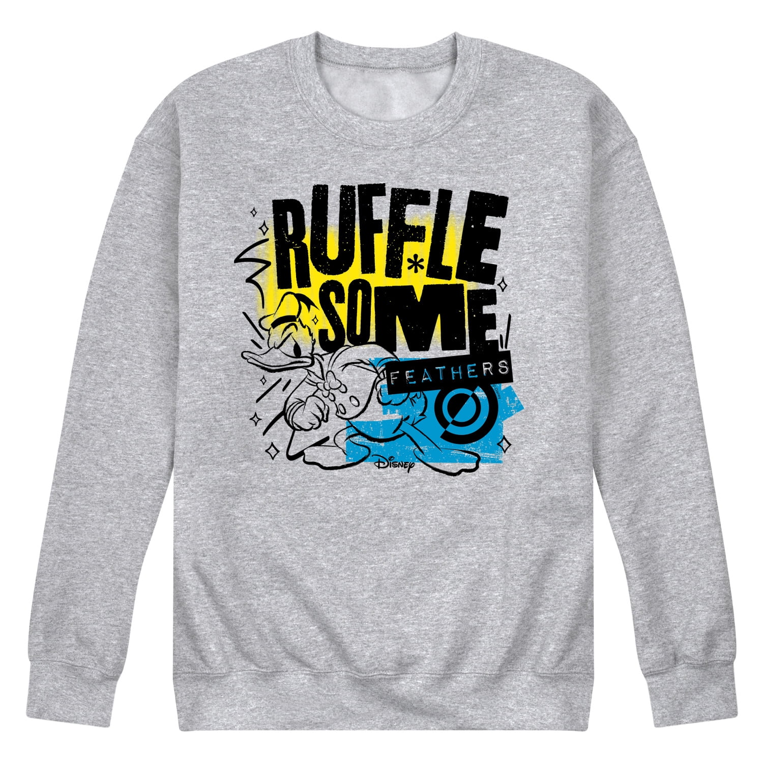 Neck Ruffle Male Disney - Ruffle Some Feathers - Men's Crew Neck Fleece Pullover ...