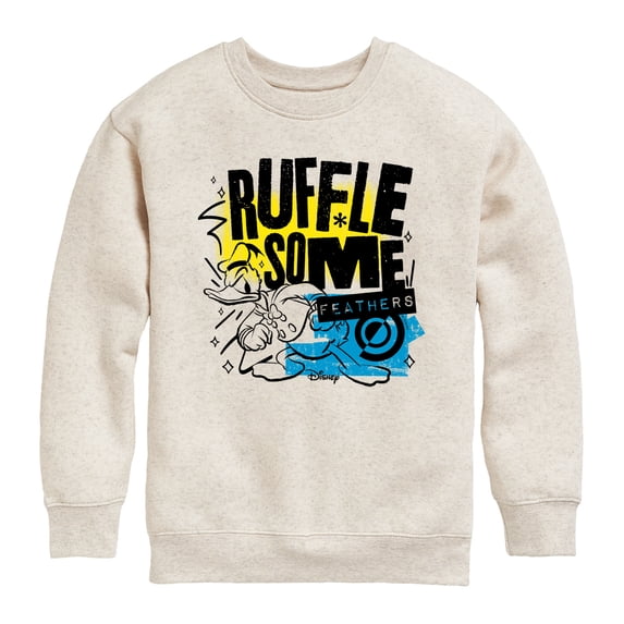Disney - Ruffle Some Feathers - Toddler & Youth Crewneck Fleece Sweatshirt