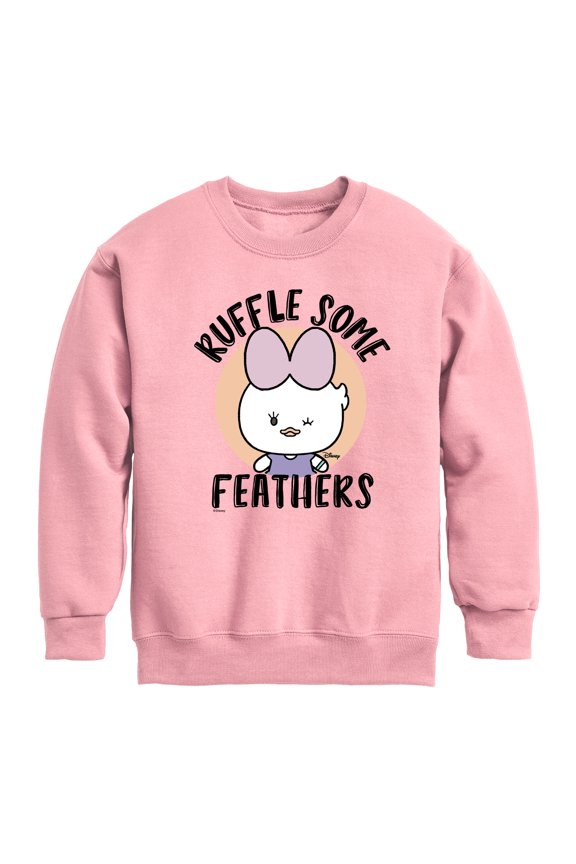 - Ruffle Some Feathers - Toddler & Youth Crewneck Fleece Sweatshirt