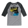 thumbnail image 1 of Disney - Ruffle Some Feathers - Toddler & Youth Raglan Graphic T-Shirt, 1 of 4