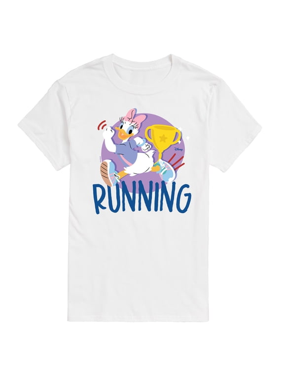 - Running Daisy Men's Short Sleeve Graphic T-Shirt