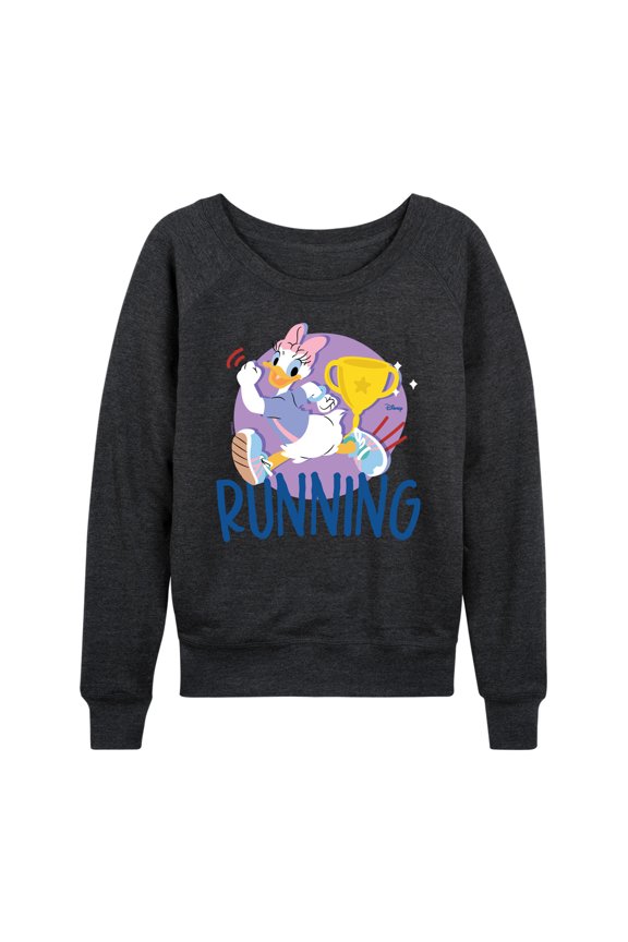 - Running Daisy - Women's French Terry Long Sleeve Pullover