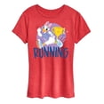 thumbnail image 1 of Disney - Running Daisy - Women's Short Sleeve Graphic T-Shirt, 1 of 4