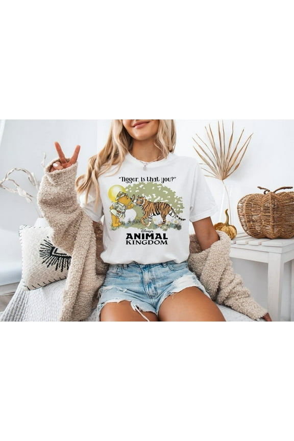 'S Animal Kingdom Shirt, Tigger Is That You Safari Tee, Disney Winnie The Pooh Sweatshirt, Disneyland Safari Trip Shirts-5Xl Shirt