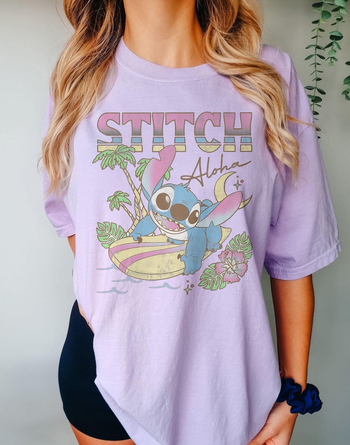 Disney S.titch Aloha Tropic Surf Comfort Colors T-Shirt, Lilo, Disney ...