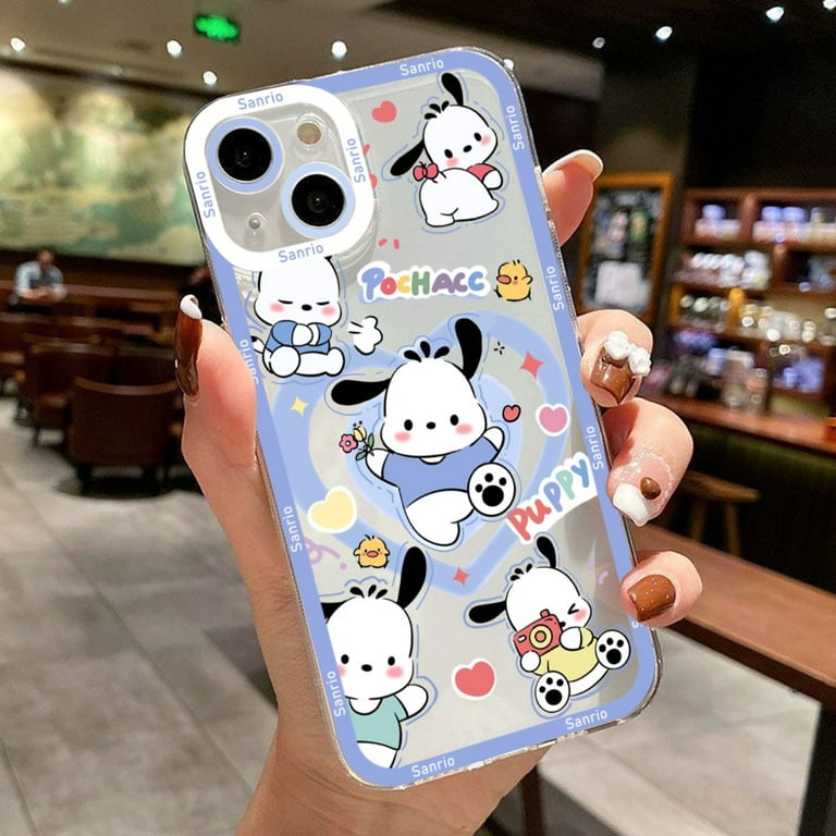 Disney Sanrio Hello Kitty Cinnamoroll Phone Case for IPhone 15 14 13 12  Mini 11 Pro Max X XR XS 7 8 Soft Silicone Clear Cover 
