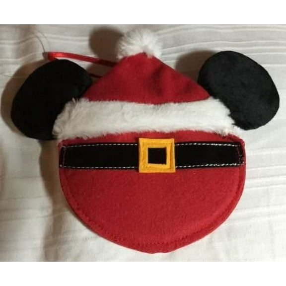 Disney Santa Mickey Gift Card Ornament