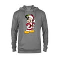 thumbnail image 1 of Disney Santa Mickey Mouse Holiday - Pullover Hoodie for Adults -Customized-Graphite Heather, 1 of 5