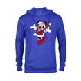 thumbnail image 1 of Disney Santa Minnie Mouse Holiday - Pullover Hoodie for Adults -Customized-Royal Heather, 1 of 5