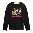 thumbnail image 1 of Disney - Mickey, Minnie, & Pluto Santa Sent Me Christmas - Toddler & Youth Long Sleeve Graphic T-Shirt, 1 of 5