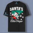 Disney Santas Little Helper Christmas Tree Mickey Mouse Shirt