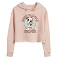 thumbnail image 1 of Disney - Santas Little Helper - Juniors Cropped Pullover Hoodie, 1 of 5