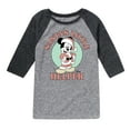 thumbnail image 1 of Disney - Santas Little Helper - Toddler & Youth Raglan Graphic T-Shirt, 1 of 4