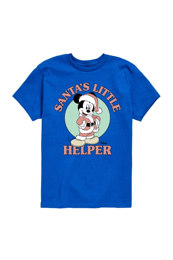 - Santas Little Helper - Toddler & Youth Short Sleeve Graphic T-Shirt