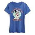 thumbnail image 1 of Disney - Santas Little Helper - Women's Short Sleeve Graphic T-Shirt, 1 of 1