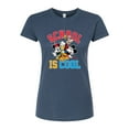 thumbnail image 1 of Disney - School Is Cool - Juniors Fitted Graphic T-Shirt, 1 of 4