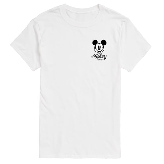 Disney - Script Mickey - Men's Short Sleeve Graphic T-Shirt