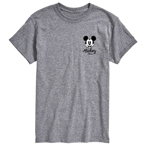 Disney - Script Mickey - Men's Short Sleeve Graphic T-Shirt