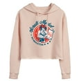 thumbnail image 1 of Disney - Scroll Model - Juniors Cropped Pullover Hoodie, 1 of 5