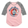 thumbnail image 1 of Disney - Scroll Model - Toddler & Youth Girls Raglan Graphic T-Shirt, 1 of 4
