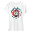 thumbnail image 1 of Disney - Scroll Model - Women's Short Sleeve Graphic T-Shirt, 1 of 5