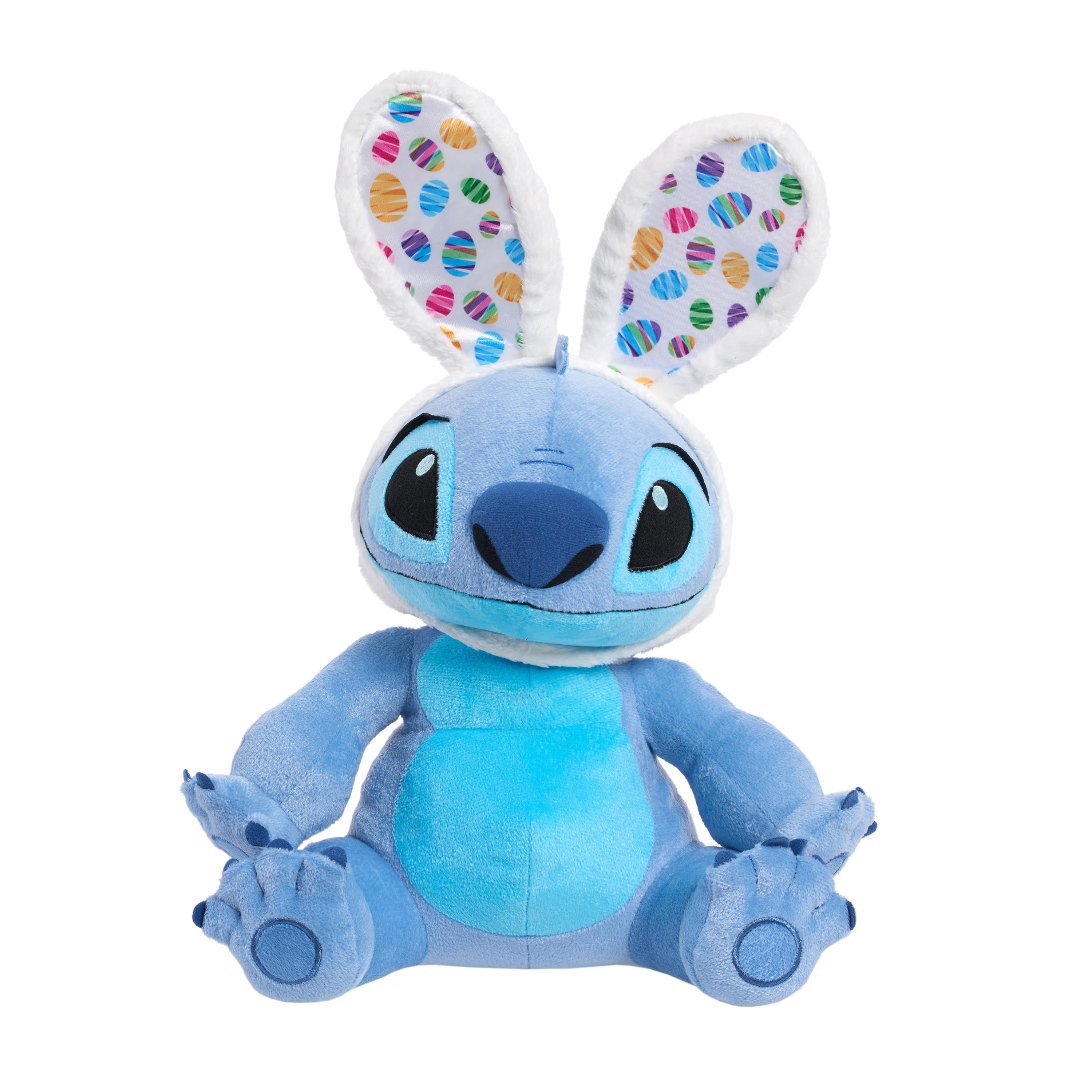 Disney Seasonal Stitch Large 10.5-Inch Plush with Bunny Ears, Ages 3 +