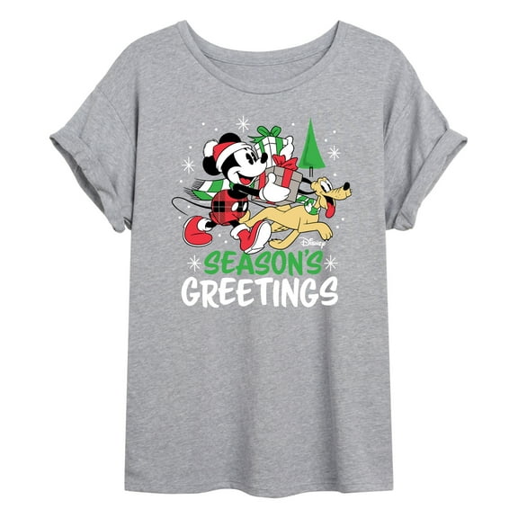 Disney - Seasons Greetings - Juniors Ideal Flowy Muscle T-Shirt