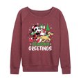 thumbnail image 1 of Disney - Seasons Greetings - Women's Lightweight French Terry Long Sleeve Shirt, 1 of 5