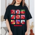 thumbnail image 1 of Disney Sebastian Moods Little Mermaid Crab Expression Face Grid Chart T-Shirt, 1 of 4