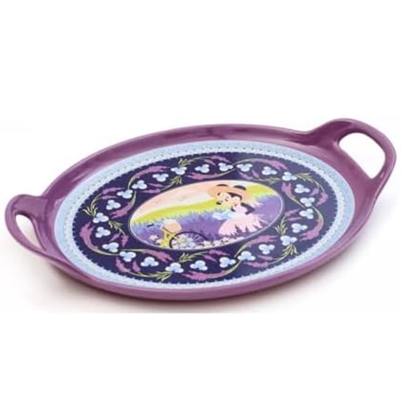 Disney Serving Tray - Minnie Mouse Lavender - Epcot France Pavillion