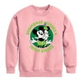 thumbnail image 1 of Disney - Shamrock Wishes Irish Kisses - Toddler And Youth Crewneck Fleece Sweatshirt, 1 of 4
